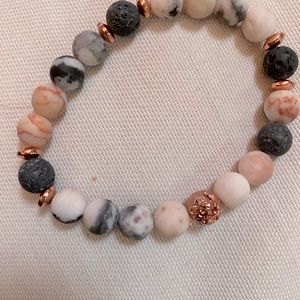 Pink zebra Healing bracelet